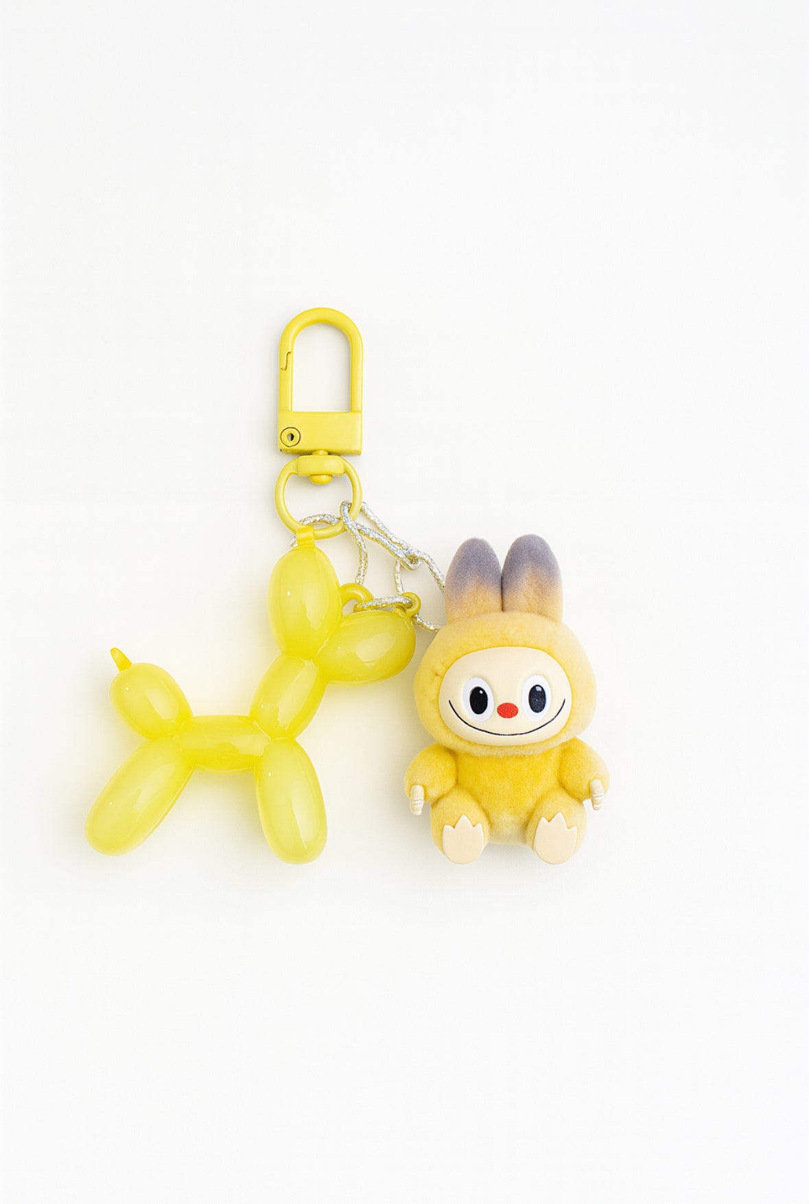 Leash Charm – Hondenhanger met ballonhondje & Labubu | Trendy accessoire voor aan de riem