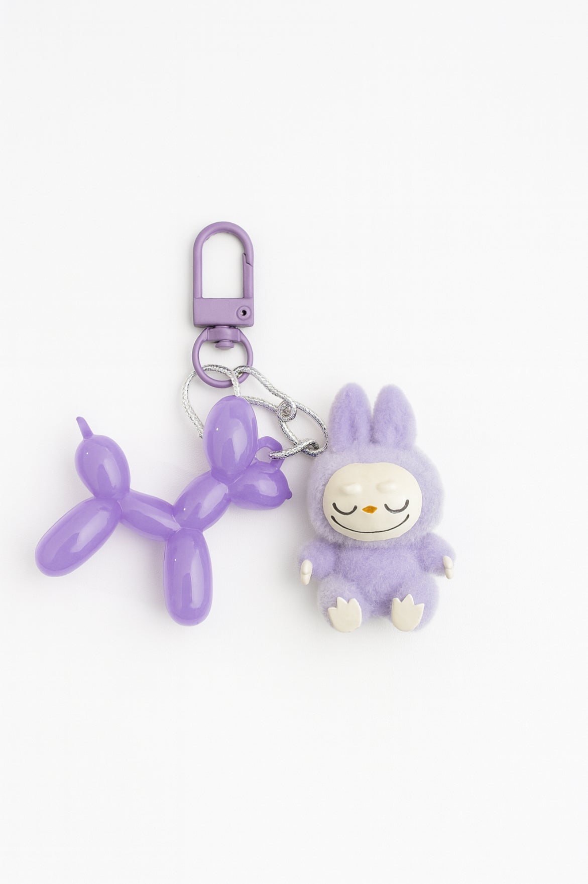 Leash Charm – Hondenhanger met ballonhondje & Labubu | Trendy accessoire voor aan de riem
