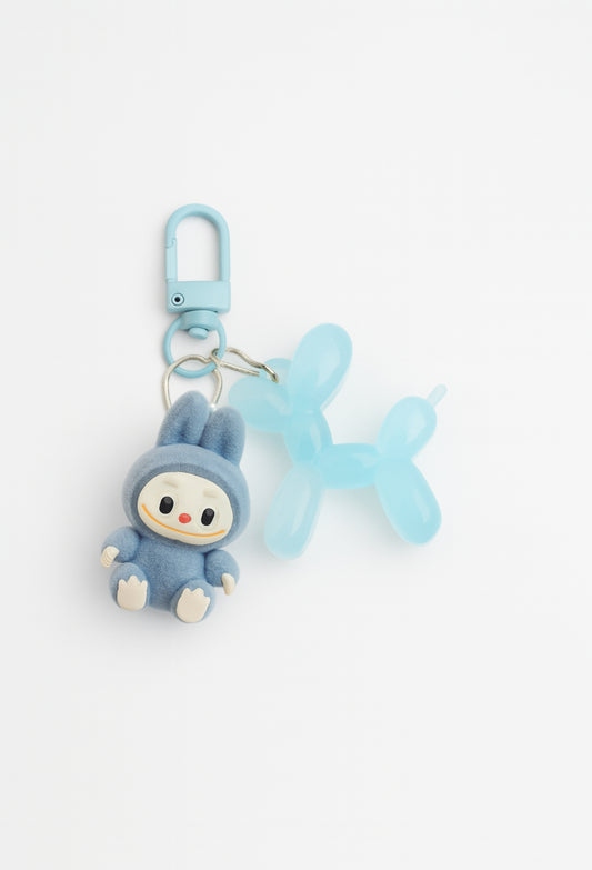 Leash Charm – Hondenhanger met ballonhondje & Labubu | Trendy accessoire voor aan de riem